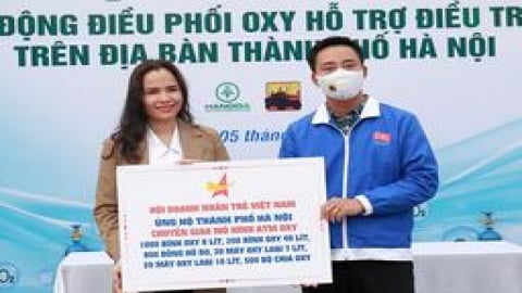 Hà Nội: Khởi động trạm ATM oxy miễn phí hỗ trợ điều trị F0 tại nhà